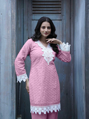 Premium Chikankari Cut Work Co-ord Set Geetha Creation